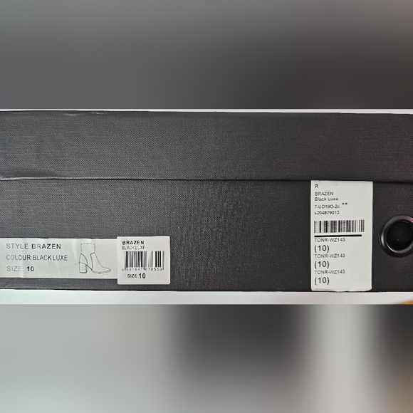 TONY BIANCO Brazen Ankle Boot in Black Luxe Size 10 - Picture 12 of 12